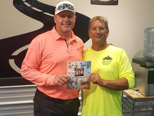 Roger Clemens with Awesome Riding instructor David